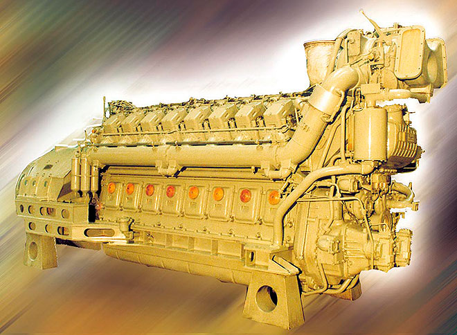 Parameters of diesel engines type D49